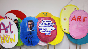 Lollipop decoratons for Art Party Conference