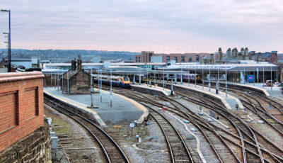 Panorama of Sheffield Station; photo by St BC -
